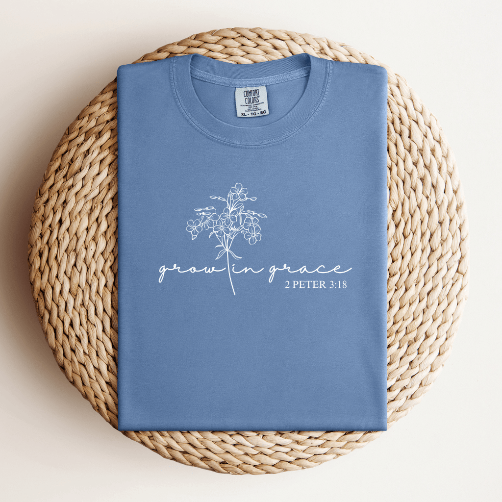 Grow In Grace Denim T